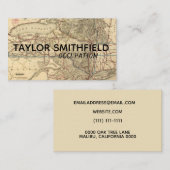 De Visite carte affligée (Devant / Derrière)