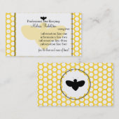 De Visite Carte apiculteur (Devant / Derrière)