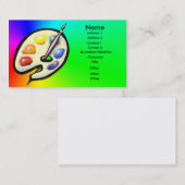 De Visite Carte artistique (Devant / Derrière)