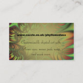 De Visite carte artsy (Dos)