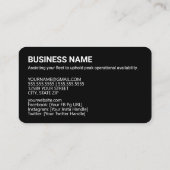 De Visite Carte bancaire (Dos)