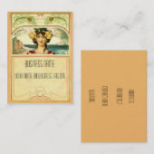 De Visite Carte Biz Chubby Art Nouveau (Devant / Derrière)