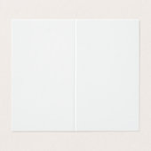 De Visite carte bizz (Extérieur déplié)