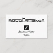 De Visite Carte BlackBusiness Royal Snakes (Devant)