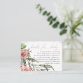 De Visite Carte Boho Blush Rose (Debout devant)