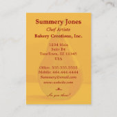 De Visite Carte Bright Pear Bip (Dos)