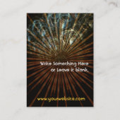 De Visite Carte Bulles fractales (Dos)