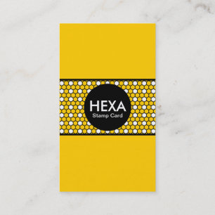 De Visite carte cachet hexa (couleur personnalisable)