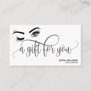 De Visite Carte cadeau Gold Maquillage Wink Oeil brun Beauté