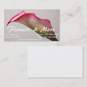 De Visite Carte Calla Lily (Devant / Derrière)