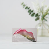 De Visite Carte Calla Lily (Debout devant)
