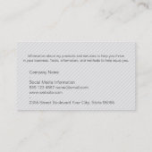 De Visite Carte clipart | Coach (Dos)