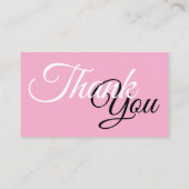 De Visite Carte Code Remise, Merci Pour Votre (Dos)