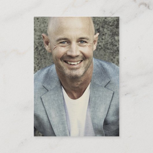 De Visite Carte commémorative du thème Sunset Tree (Dos)