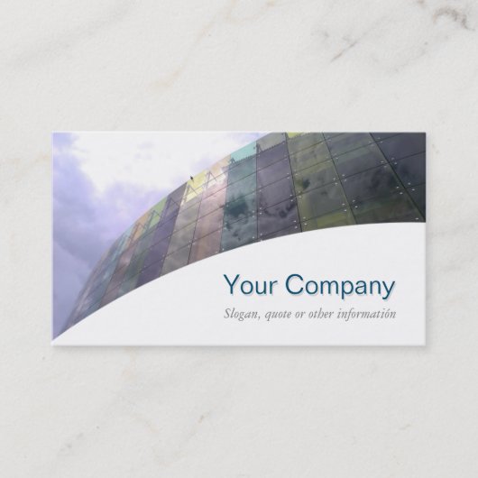 De Visite Carte Cristal Professionnel commercial (Devant)
