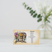 De Visite Carte Cupcake (Debout devant)
