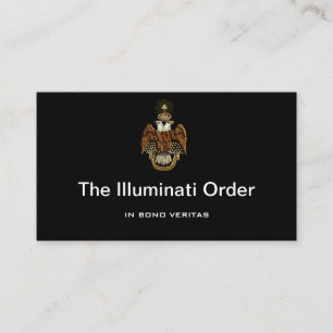 De Visite Carte d'adhésion d'Illuminati