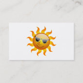 De Visite Carte d'affaire louche d'exercice d'été (Dos)