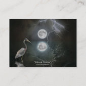 De Visite Carte d'affaires Blue Heron (Dos)