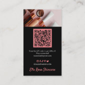 De Visite Carte d'affaires Instagram (Dos)