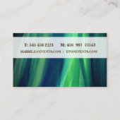 De Visite Carte d'affaires Magic Green (Dos)