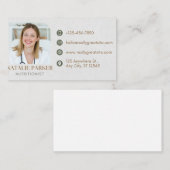 De Visite Carte d'affaires nutritionniste (Devant / Derrière)