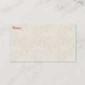 De Visite Carte d'affaires/profil Oiseaux et fleurs (Dos)