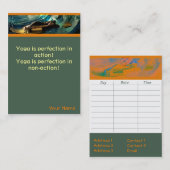 De Visite Carte d'affaires / programme (Devant / Derrière)