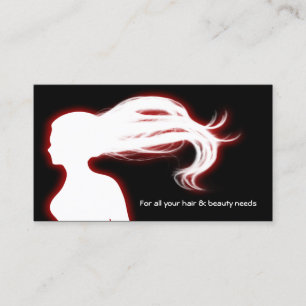 De Visite carte d'affaires Red Hair Salon