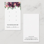 De Visite Carte d'affichage à trois oreilles | Aquarelle Bou (Devant / Derrière)