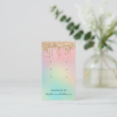 De Visite Carte d'affichage à trois oreilles | Parties scint (Debout devant)