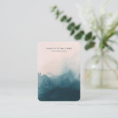De Visite Carte d'affichage Blush et Navy Ombre Jewelry (Debout devant)
