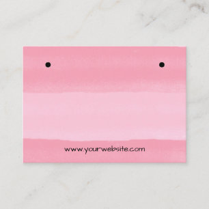 De Visite Carte d'affichage Conch Pink Stripes