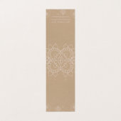 De Visite Carte d'affichage couleur kaki Boho style Décontra (Extérieur déplié)