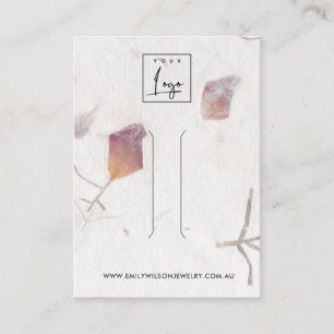 DE VISITE CARTE D'AFFICHAGE DES CHEVEUX EN PAPIER PETAL PETA