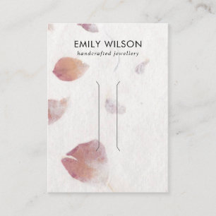 DE VISITE CARTE D'AFFICHAGE DES CHEVEUX EN PAPIER PETAL PETA