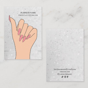 De Visite Carte d'affichage du bracelet Parties scintillant