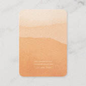 De Visite Carte d'affichage en terre cuite (Dos)