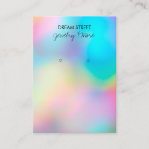 De Visite Carte d'affichage Holographique à la mode Faux