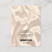 De Visite Carte d'affichage moderne Mandala Earring (Dos)