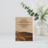 De Visite Carte d'affichage moderne Mandala Earring (Debout devant)
