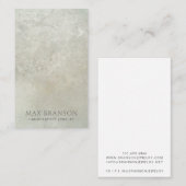 De Visite Carte d'affichage moderne Pearlescent Collier (Devant / Derrière)