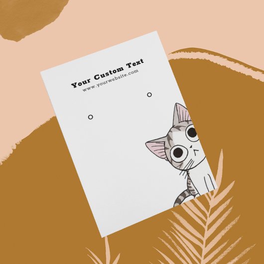 De Visite Carte d'affichage pour bijoux à oreilles ・ Cute Ki