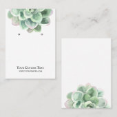 De Visite Carte d'affichage pour bijoux à oreilles ・ Fleur S (Devant / Derrière)