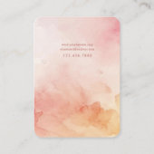 De Visite Carte d'affichage pour bijoux personnalisés (Dos)