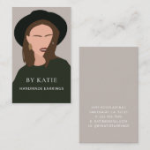 De Visite Carte d'affichage pour femme Abstraite fabricant d (Devant / Derrière)