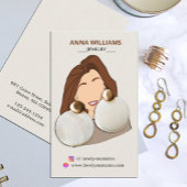 De Visite Carte d'affichage pour fille