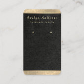 De Visite Carte d'affichage simple et élégante pour oreille  (Devant)