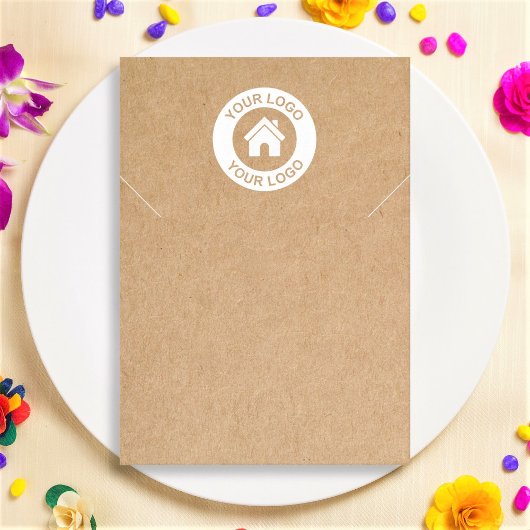 De Visite Carte d'affichage simple Kraft Papier Collier Brac