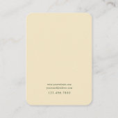 De Visite Carte d'affichage Tropical Palm Shadow Jewelry (Dos)